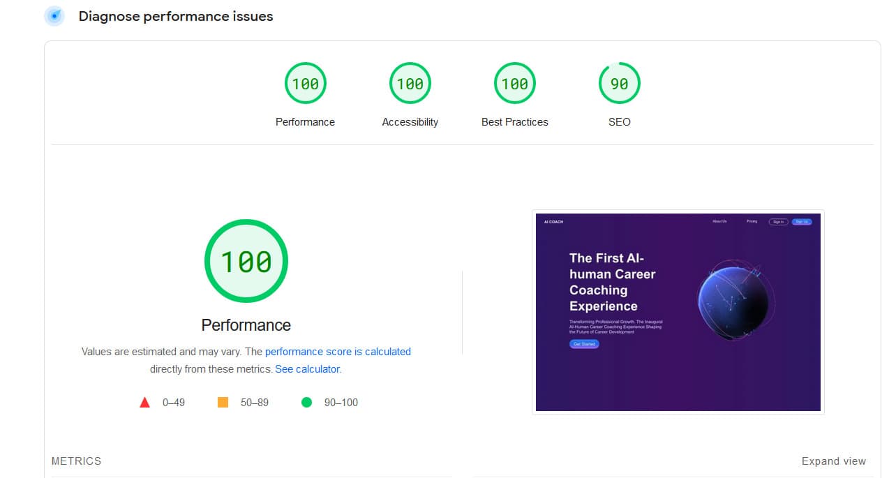AI Coaching hover